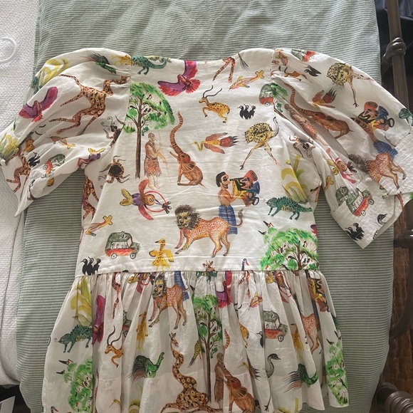 RHODE Vintage 70’s Animal side tie top MED - Picture 5 of 8